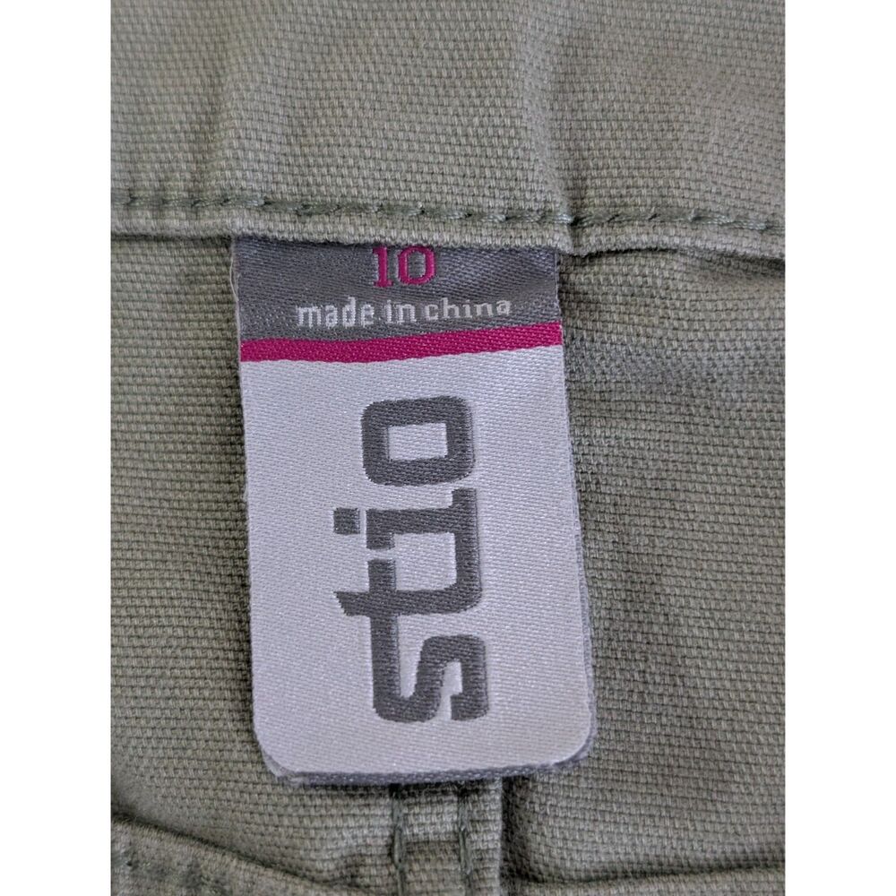Stio Ralston Canvas Skirt Womens 10 Green Button Front Mini Outdoor Casual - Picture 6 of 9